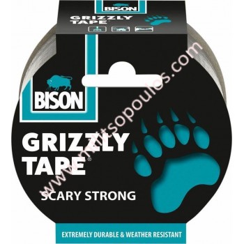 Υφασμάτινη Επισκευαστική Ταινία Γκρι Bison Grizzly Tape 10m 6312497